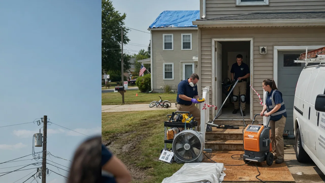 Water Damage Repair in Bergland, MI near me